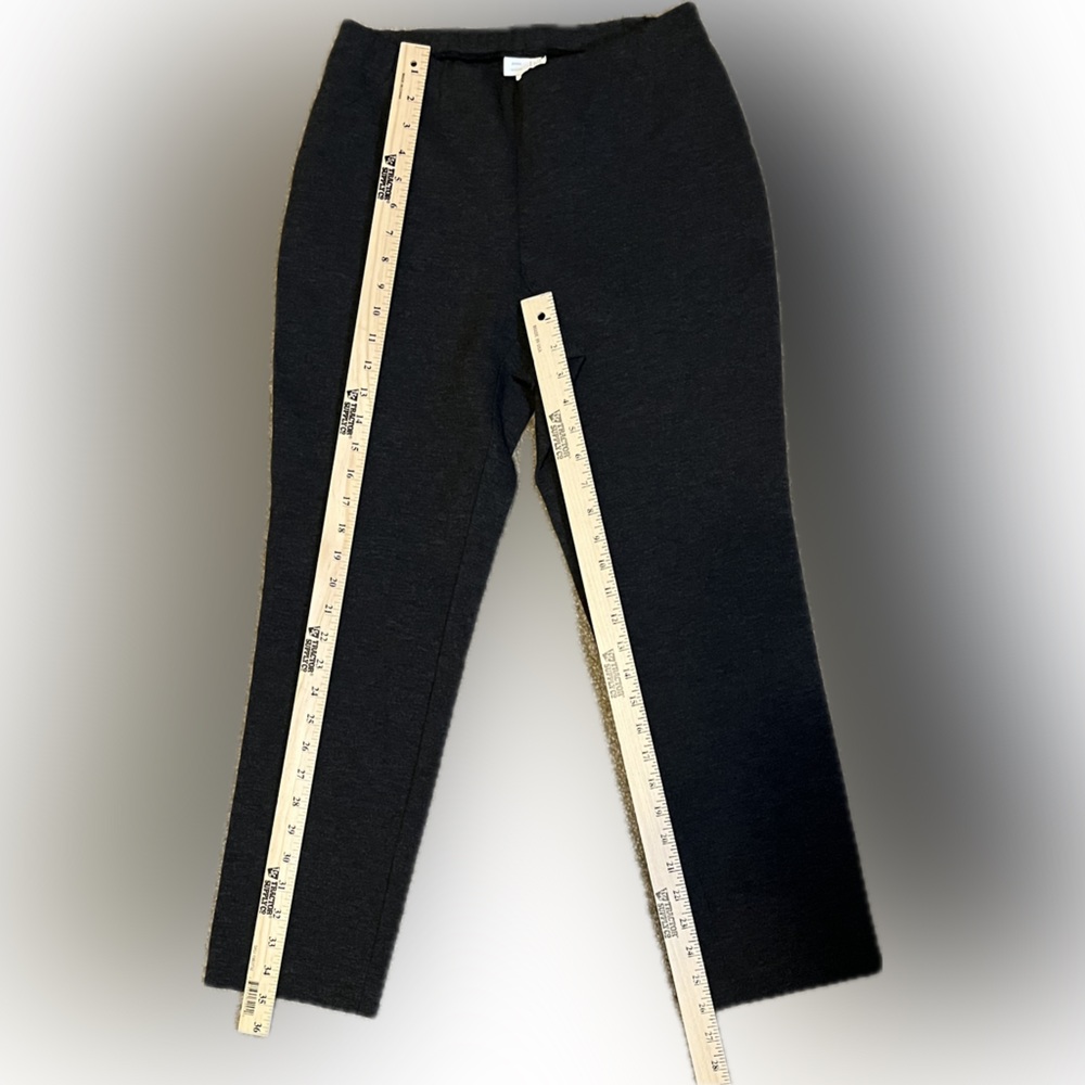 J.Jill Ponte Slim Leg Granite Heather Pants size SP - Picture 4 of 11